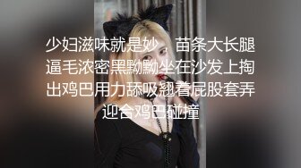 少妇滋味就是妙，苗条大长腿逼毛浓密黑黝黝坐在沙发上掏出鸡巴用力舔吸翘着屁股套弄迎合鸡巴碰撞